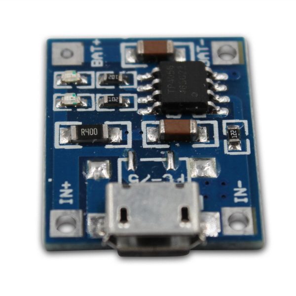 Micro USB Li-Ion Battery Charger Module TP4056 3.7V 4.2V Lithium Li-Po 5PCS