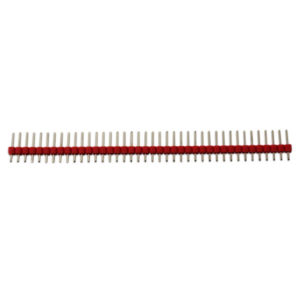 Single Row 40 pin Header Red Straight 2.54mm Breakable US SHIP TODAY! 10PCS