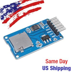 Micro SD Card Reader Writer Module SPI Arduino PIC AVR SDHC USA SHIP TODAY!